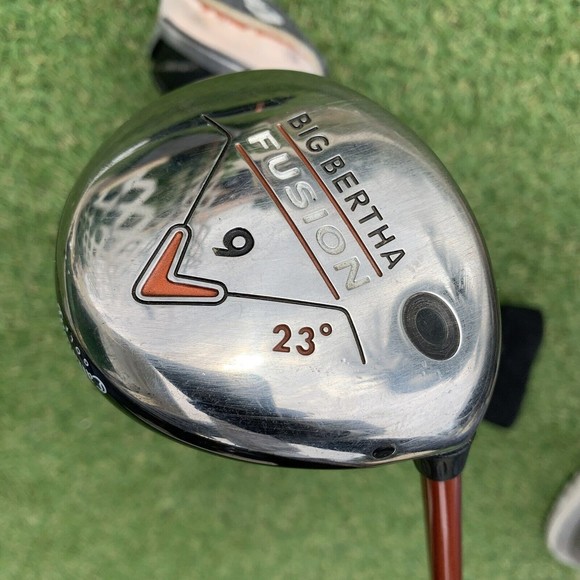 Callaway Big Bertha Fusion 9 Wood 23° Aldila NVS 55g Regular Flex W/ Head Cover